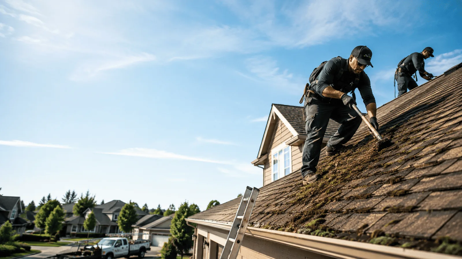 Roof Moss Removal in Hustle, VA near me